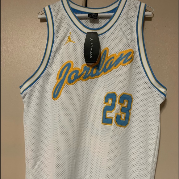 white jordan jersey 23